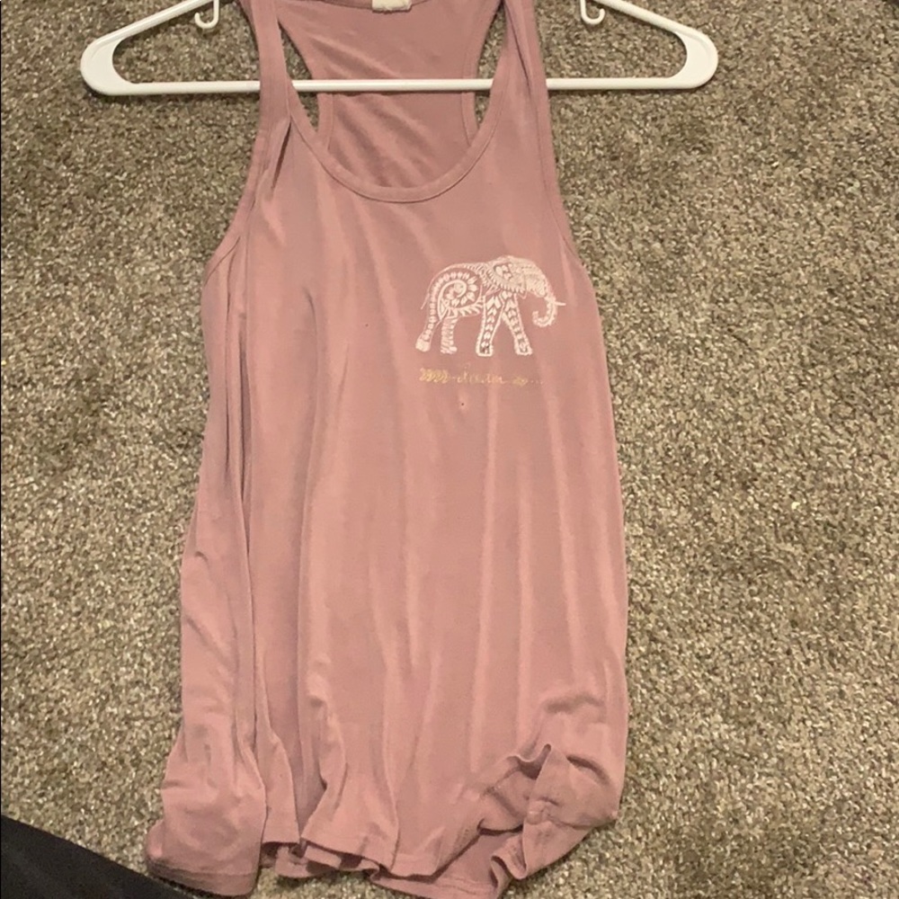 Pink tank top